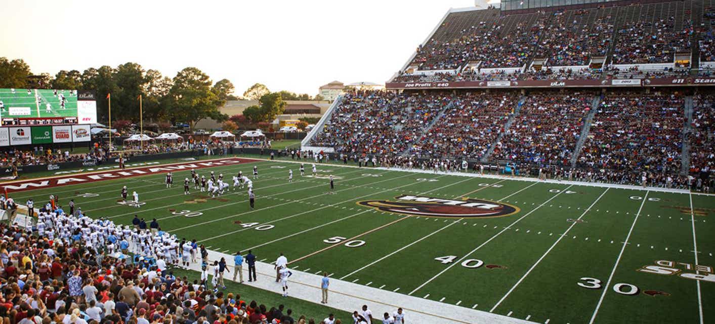 Louisiana Monroe Football will be playing at Malone Stadium in Monroe