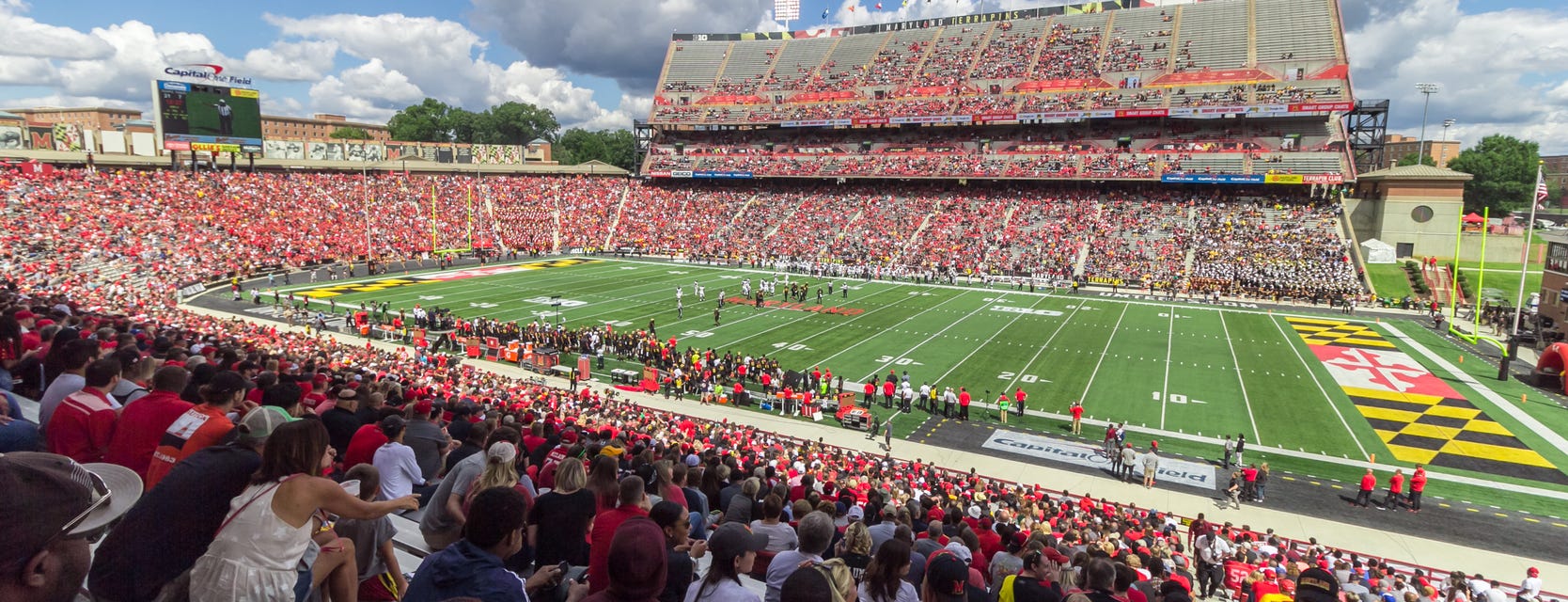 Maryland Football will be playing Virginia Tech Football at SECU Stadium in College Park
