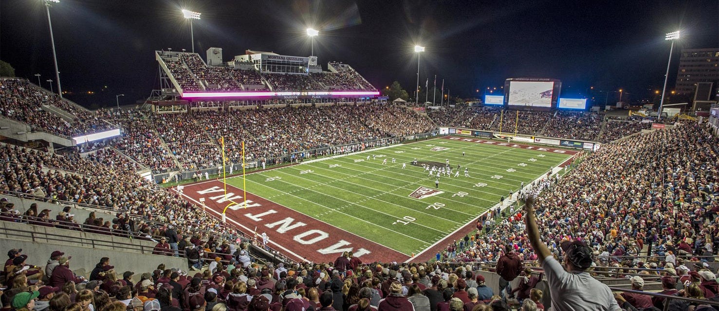 Montana Football will be playing Southern Utah Football at Washington-Grizzly Stadium in Missoula