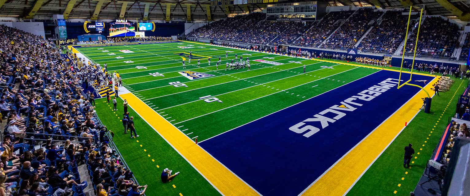 Northern Arizona Football will be playing Eastern Washington Football at Walkup Skydome in Flagstaff