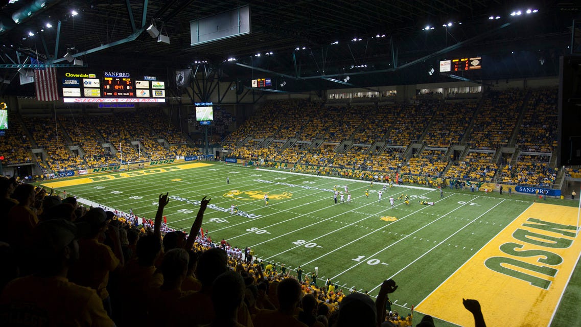 North Dakota State Football will be playing Fordham Football at Fargodome in Fargo