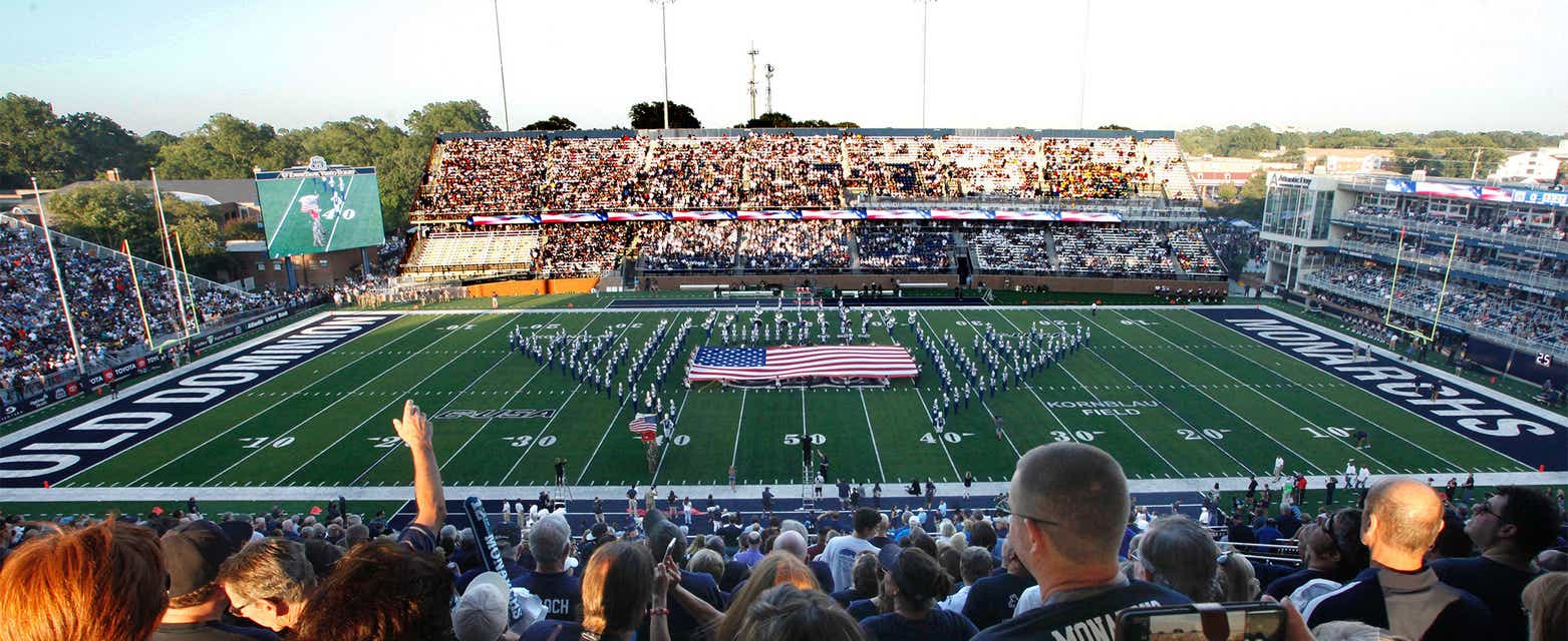 Old Dominion Football will be playing Norfolk State Football at Kornblau Field at S.B. Ballard Stadium in Norfolk
