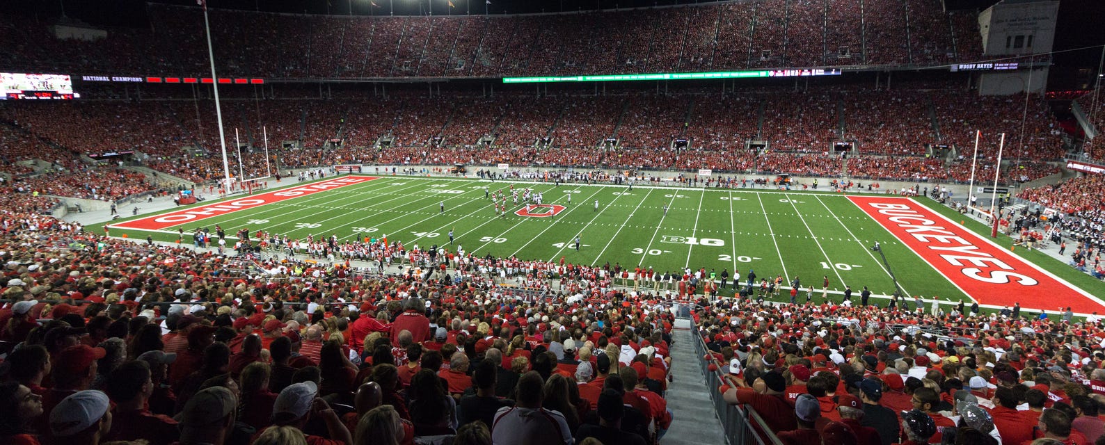 Ohio State Football will be playing Penn State Football at Ohio Stadium in Columbus