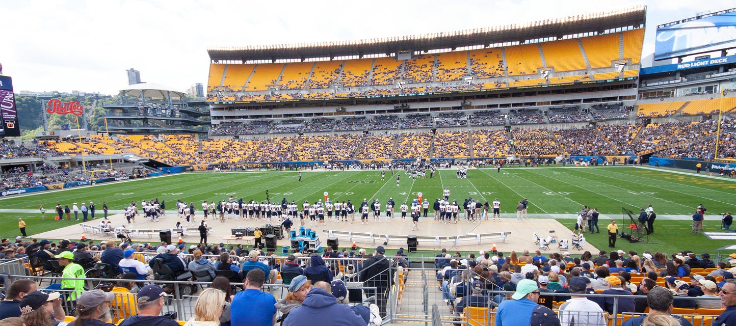 Pittsburgh Football will be playing Georgia Tech Football at Acrisure Stadium in Pittsburgh