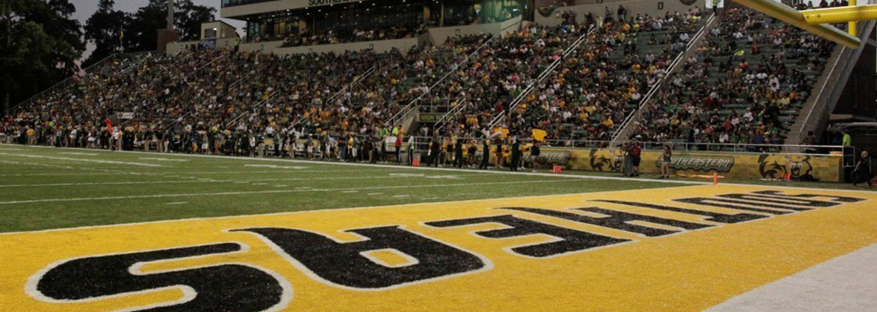 Southeastern Louisiana Football will be playing Houston Christian Football at Strawberry Stadium in Hammond
