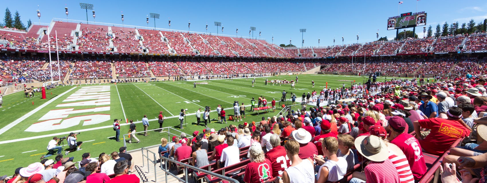 Stanford Football will be playing Miami Football at Stanford Stadium in Stanford