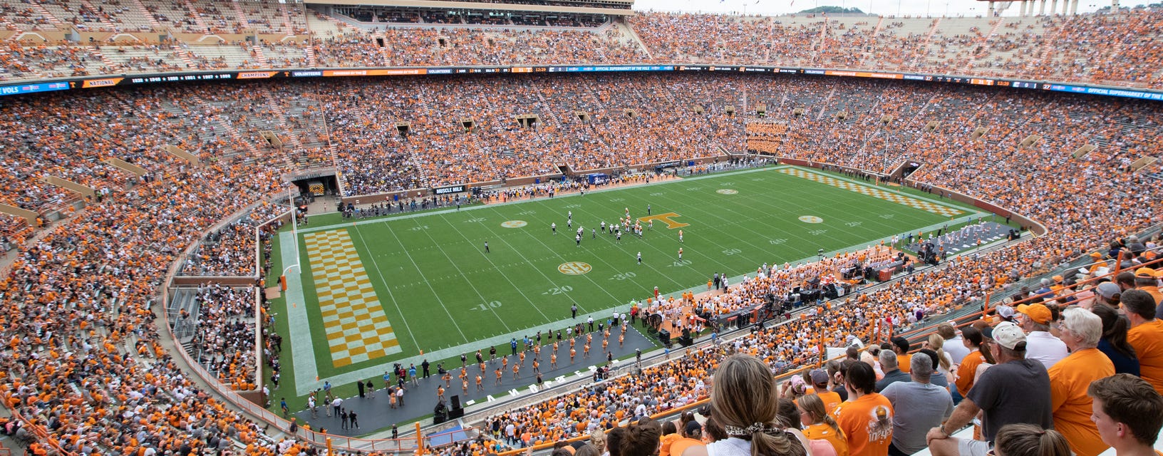 Tennessee Football will be playing Kentucky Football at Neyland Stadium in Knoxville