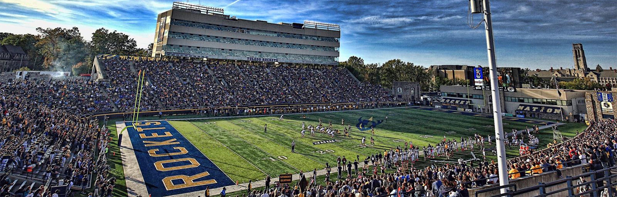 Toledo Football will be playing San Diego State Football at Glass Bowl in Toledo
