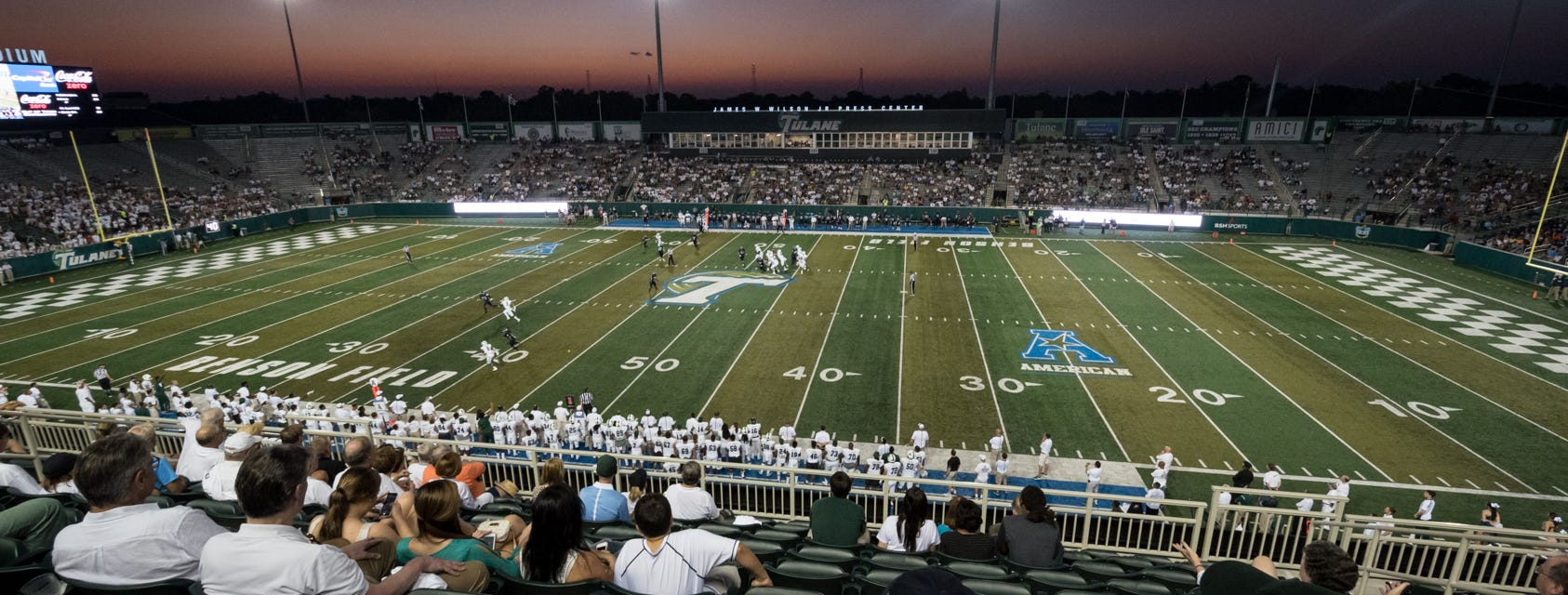 Tulane Football will be playing North Texas Football at Yulman Stadium in New Orleans
