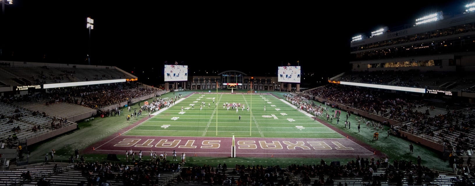 Texas State Football will be playing North Texas Football at Bobcat Stadium (TX State) in San Marcos