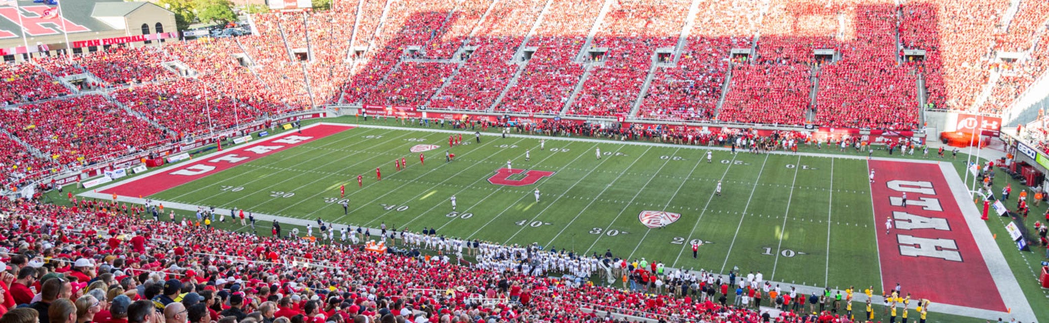 Utah Football will be playing Kansas Football at Rice Eccles Stadium in Salt Lake City