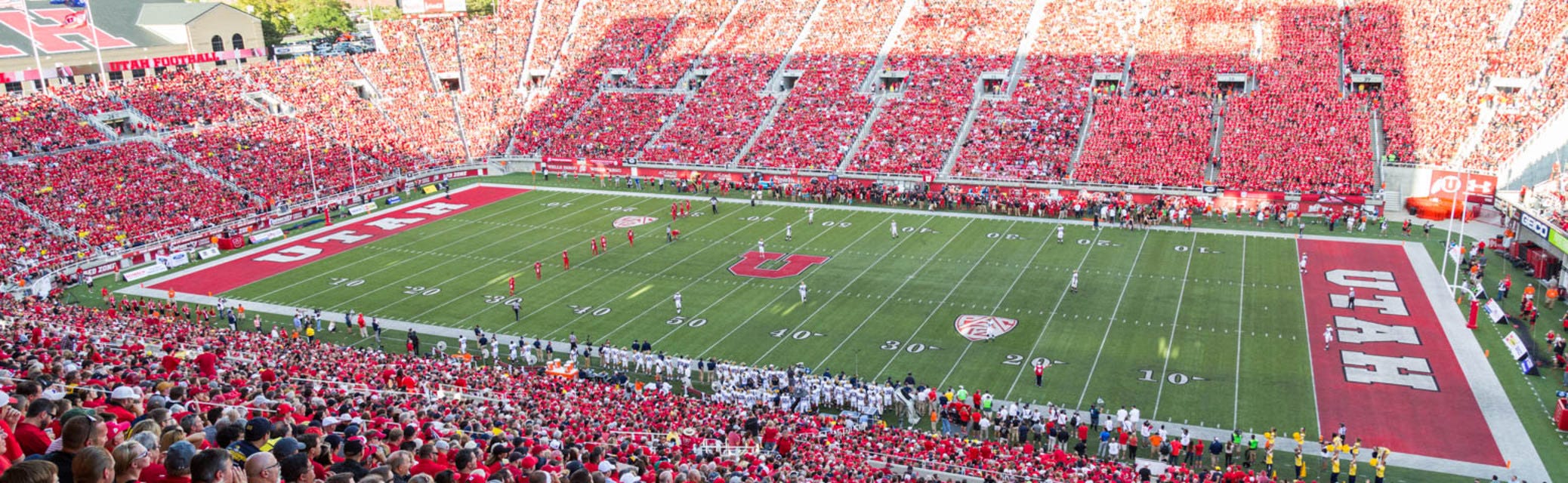 Utah Football will be playing Kansas Football at Rice Eccles Stadium in Salt Lake City