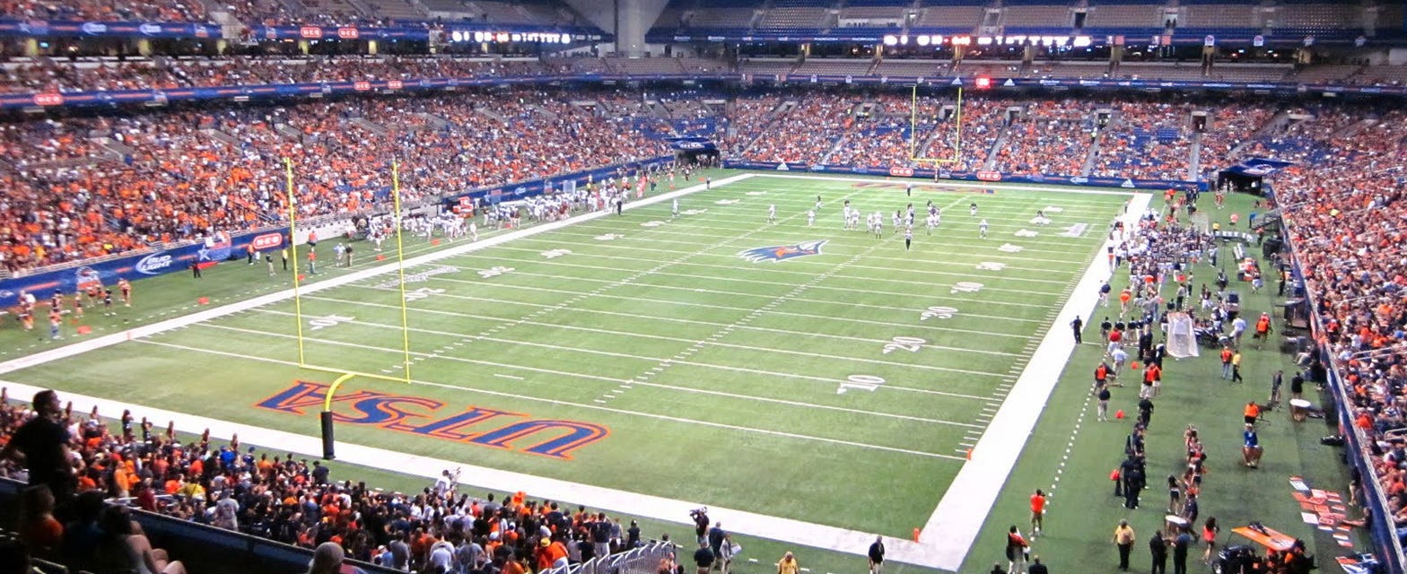 UTSA Football will be playing UT Rio Grande Valley Football at Alamodome in San Antonio