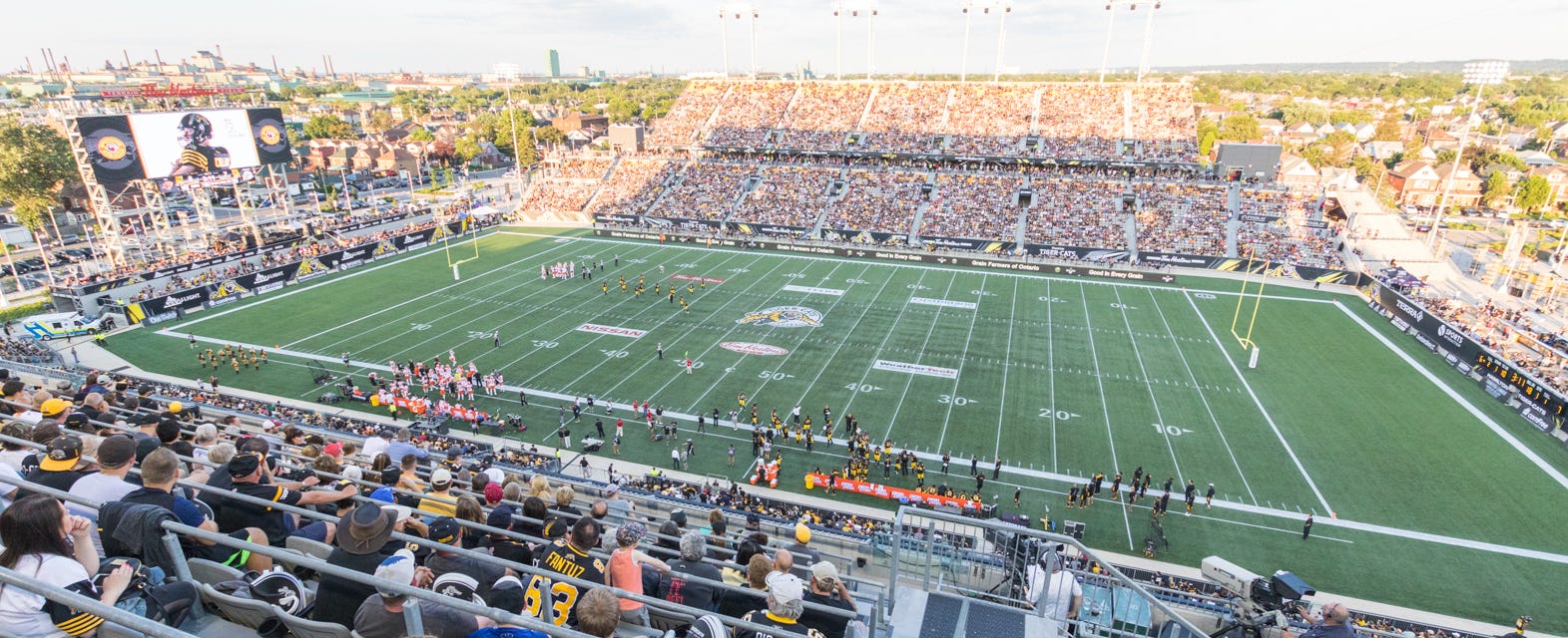 Hamilton Tiger-Cats will be playing Saskatchewan Roughriders at Hamilton Stadium in Hamilton