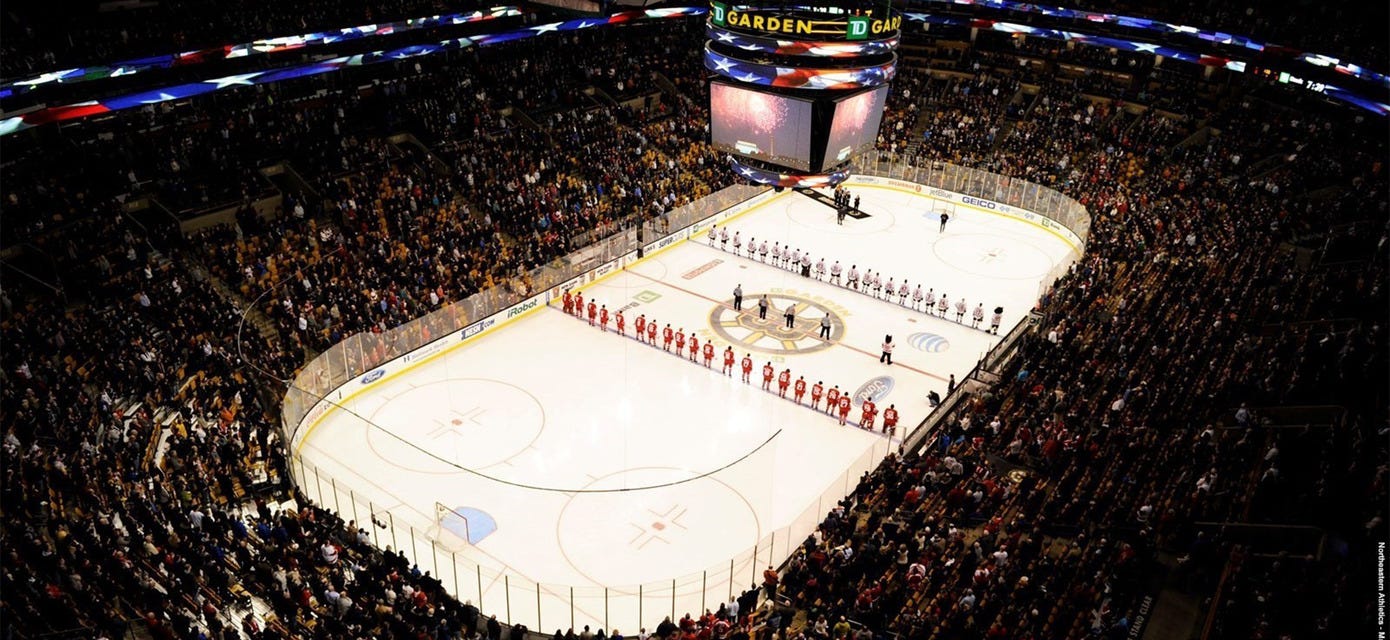 Hockey East will be playing at TD Garden in Boston
