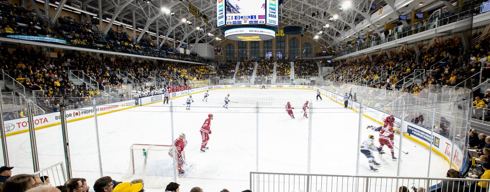 Michigan Hockey will be playing Michigan State Hockey at Yost Arena in Ann Arbor
