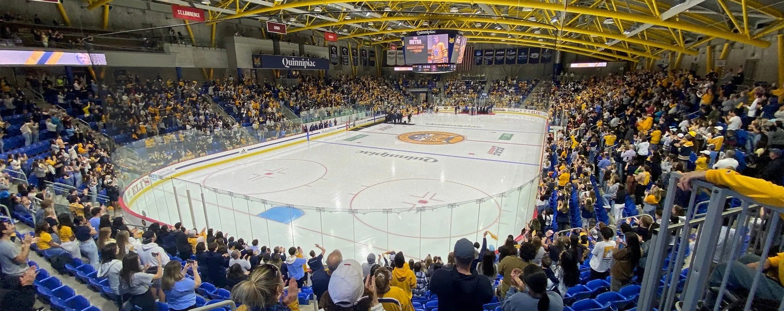 Quinnipiac Bobcats Hockey will be playing TBD at M&T Bank Arena in Hamden