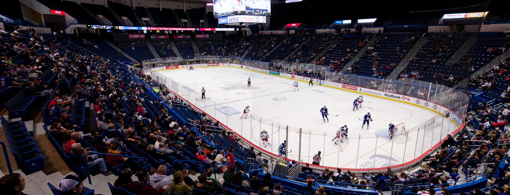 UCONN Hockey will be playing Boston College Hockey at PeoplesBank Arena in Hartford