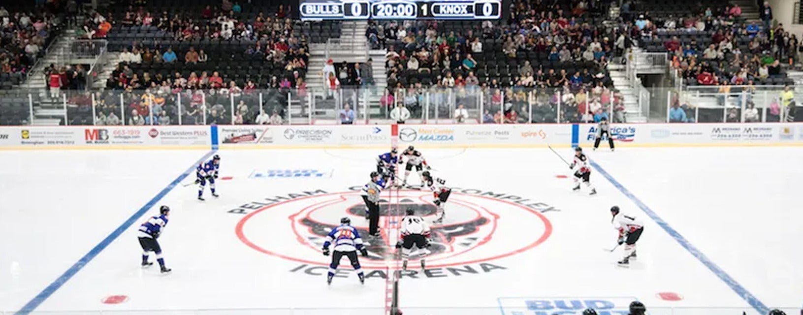 Birmingham Bulls will be playing Macon Mayhem at Pelham Civic Center in Pelham