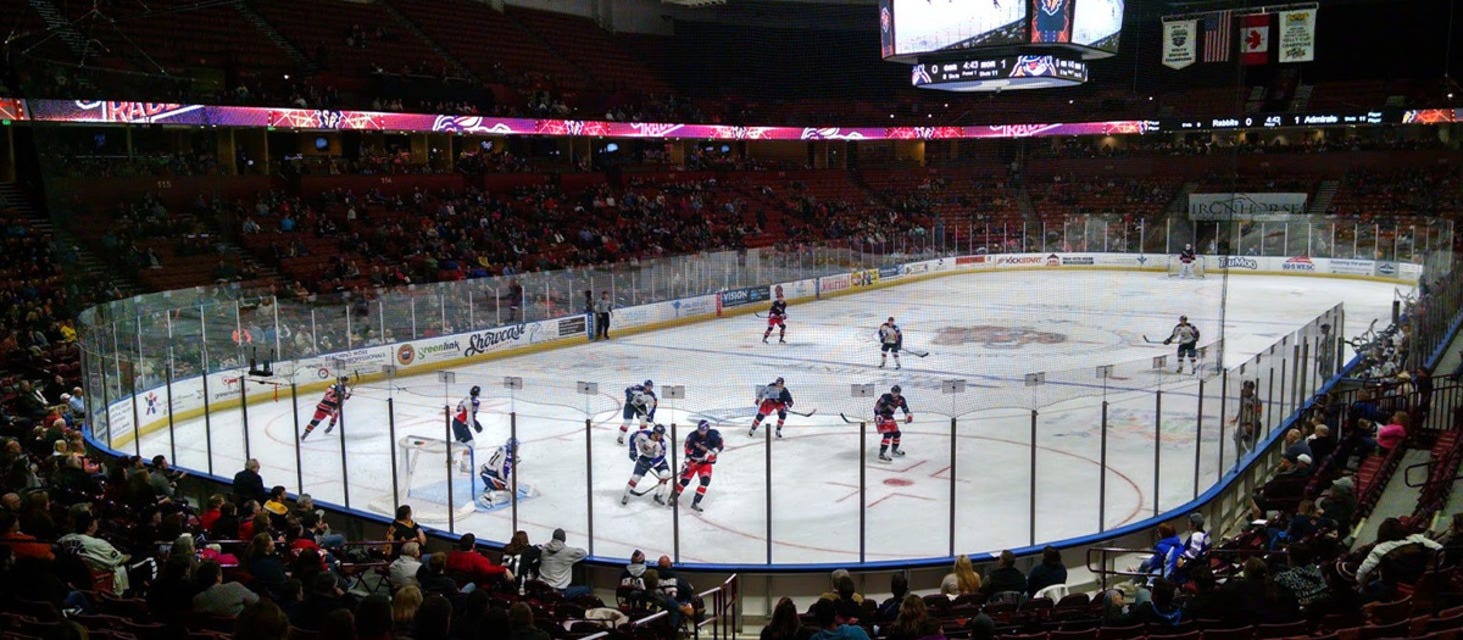 Greenville Swamp Rabbits will be playing Greensboro Gargoyles at Bon Secours Wellness Arena in Greenville
