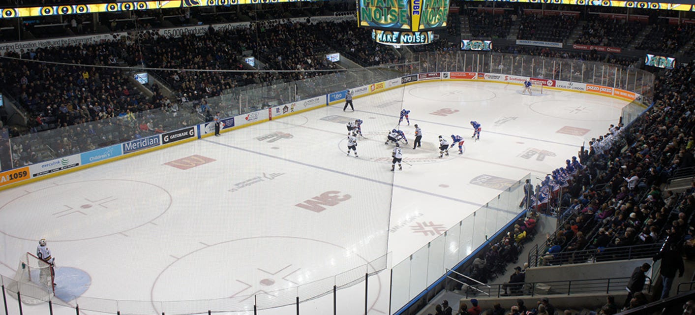 London Knights will be playing Oshawa Generals at Canada Life Place in London