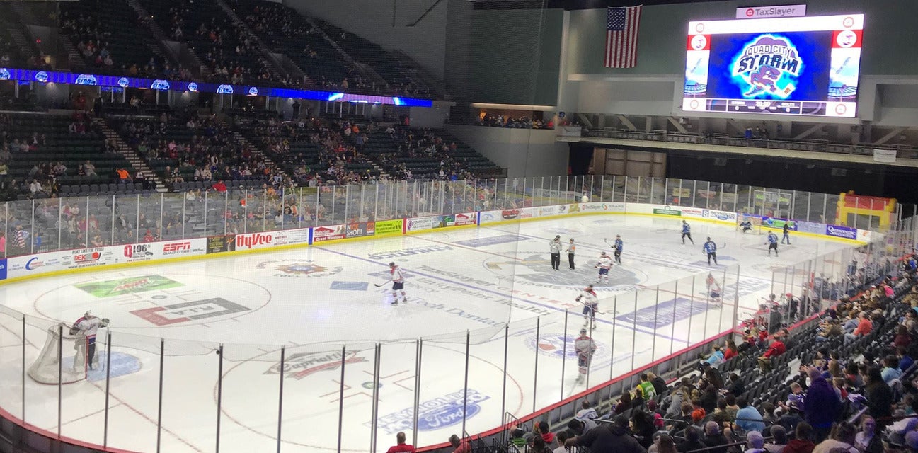 Quad City Storm will be playing Evansville Thunderbolts at Vibrant Arena at the Mark in Moline