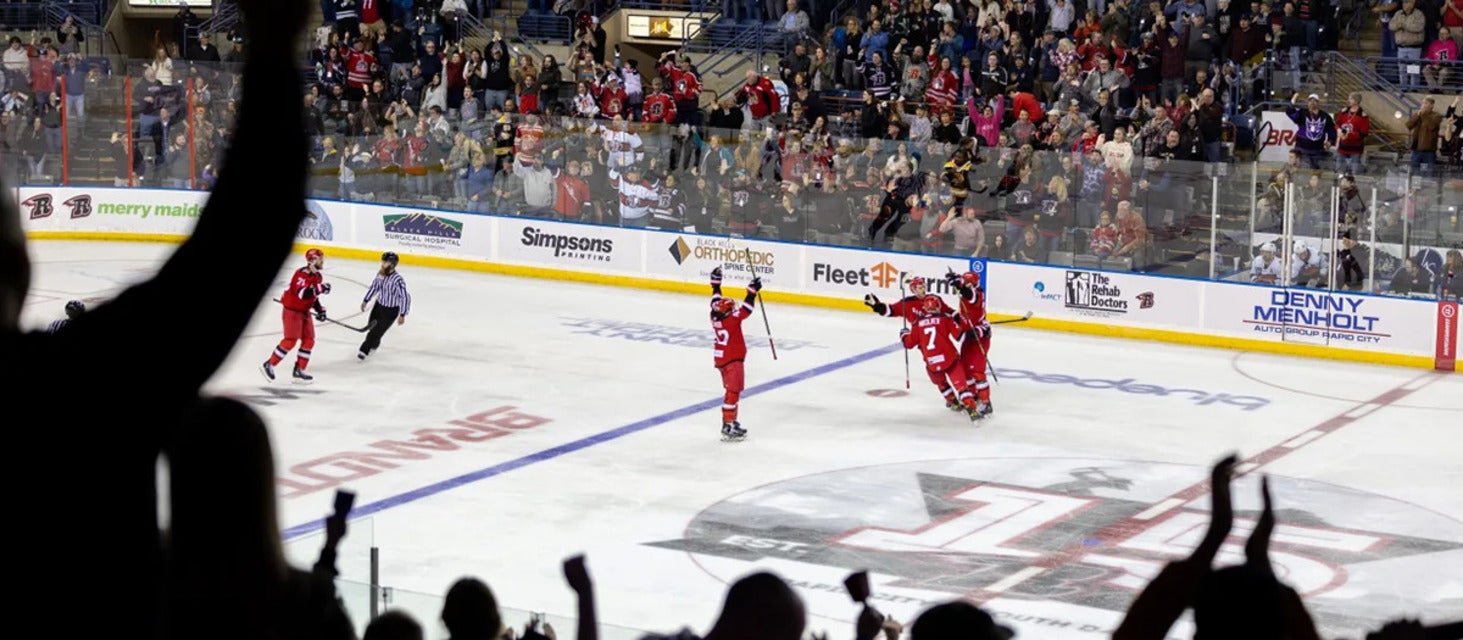 Rapid City Rush will be playing Allen Americans at Ice Arena at the Monument in Rapid City