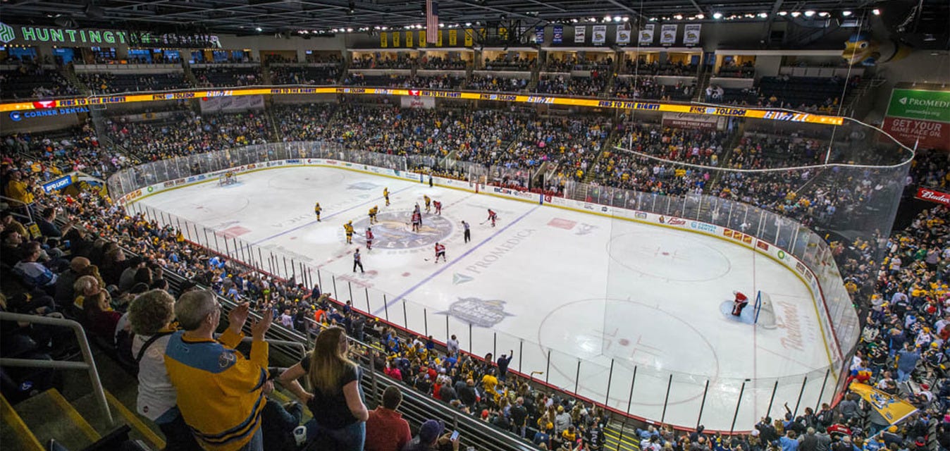 Toledo Walleye will be playing Iowa Heartlanders at Huntington Center in Toledo