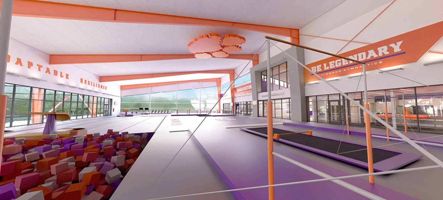 Clemson Women's Gymnastics will be playing at Littlejohn Coliseum in Clemson