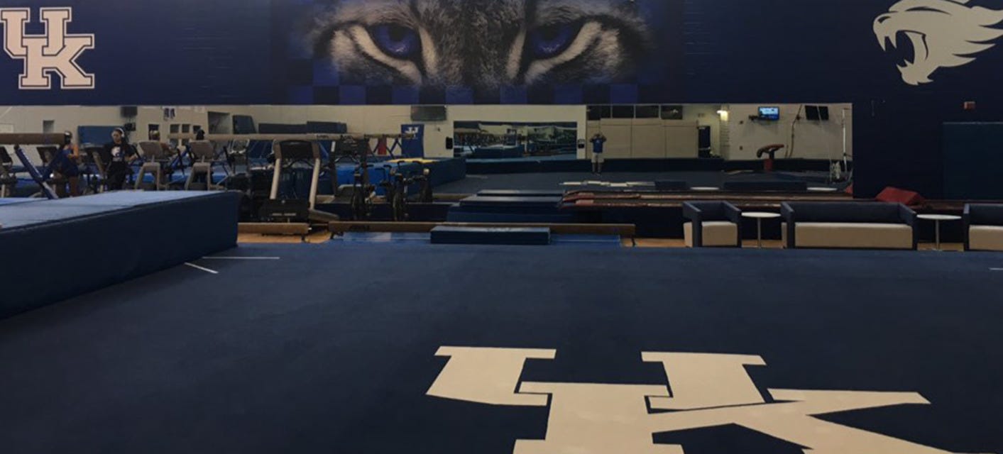 Kentucky Women's Gymnastics will be playing Missouri Women's Gymnastics at Memorial Coliseum in Lexington