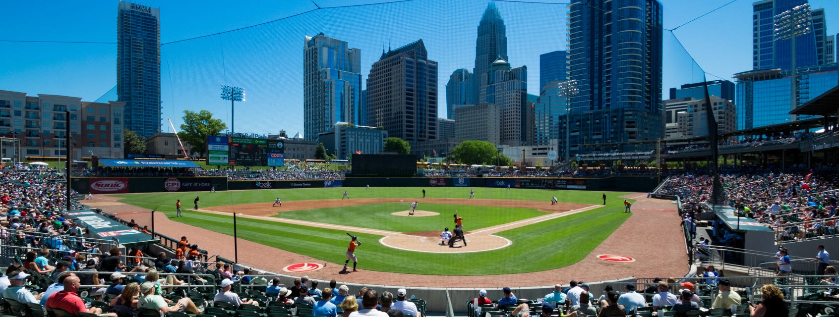 Charlotte Knights will be playing Gwinnett Stripers at Truist Field in Charlotte