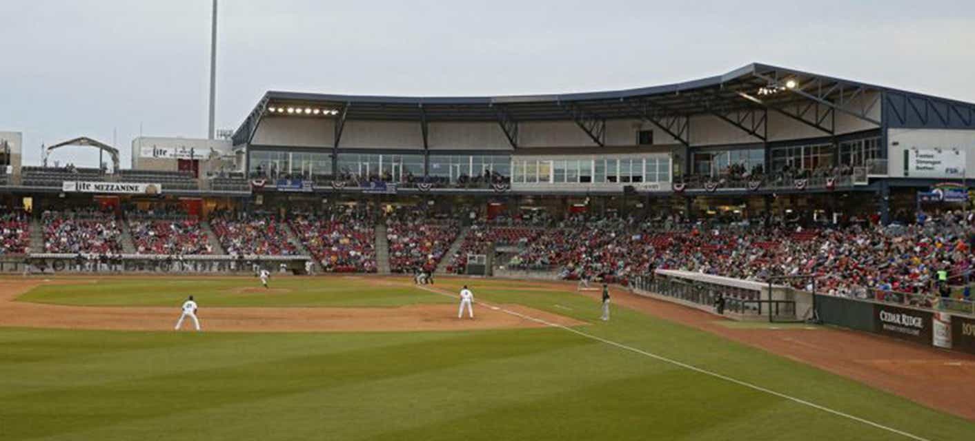 Cedar Rapids Kernels will be playing Peoria Chiefs at Veterans Memorial Stadium - Cedar Rapids in Cedar Rapids