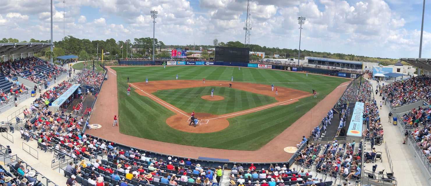 Clearwater Threshers will be playing Tampa Tarpons at BayCare Ballpark in Clearwater