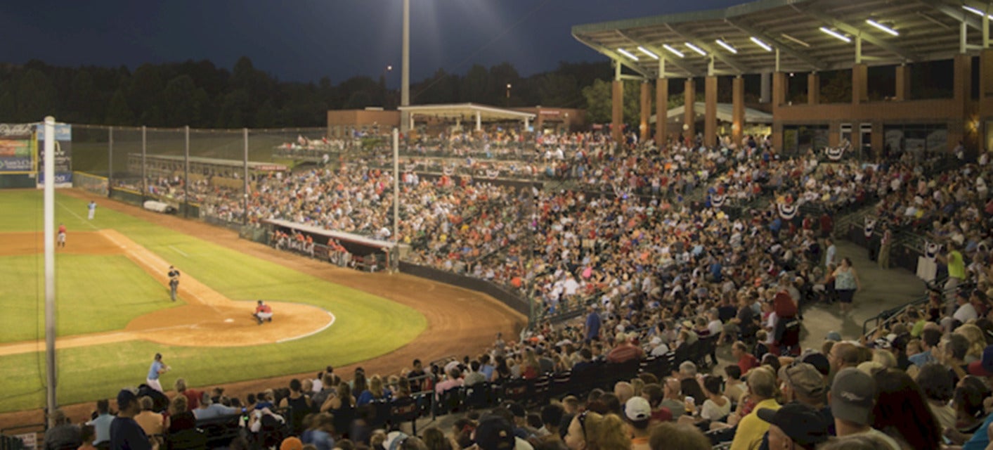 Hickory Crawdads will be playing Columbia Fireflies at L. P. Frans Stadium in Hickory