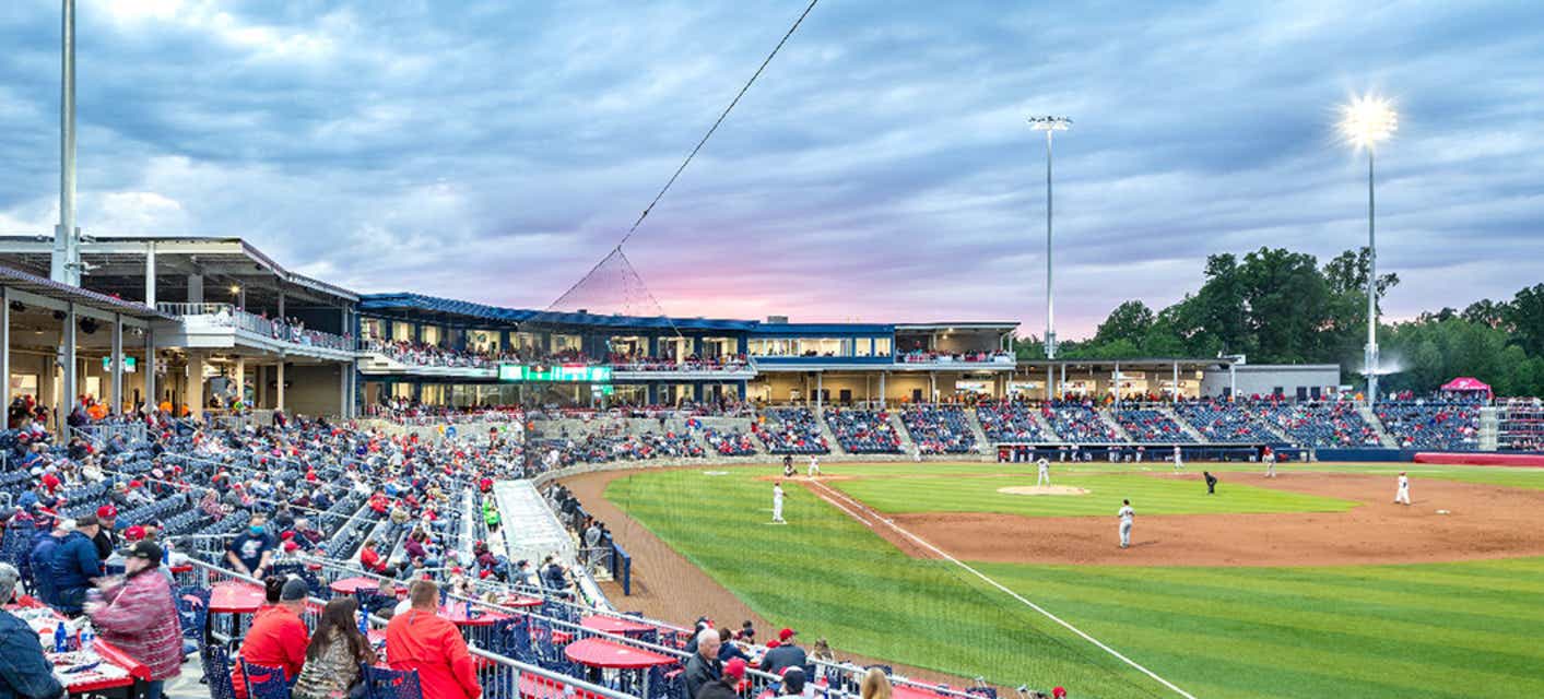 Fredericksburg Nationals will be playing Delmarva Shorebirds at Virginia Credit Union Stadium in Fredericksburg