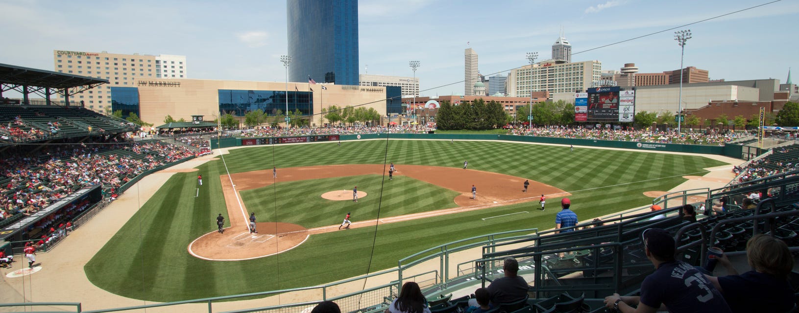 Indianapolis Indians will be playing St. Paul Saints at Victory Field in Indianapolis