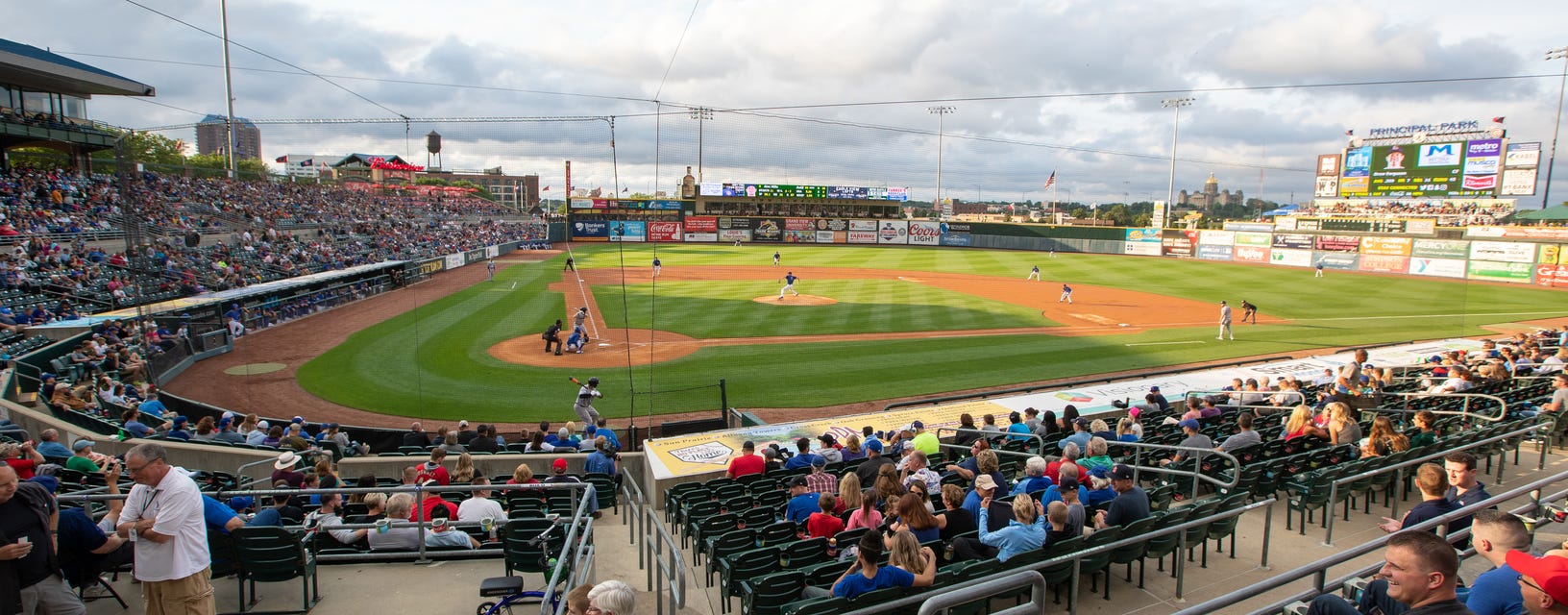 Iowa Cubs will be playing Toledo Mud Hens at Principal Park in Des Moines