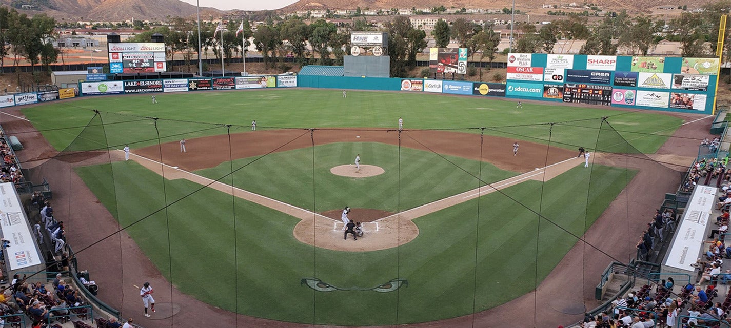 Lake Elsinore Storm will be playing Rancho Cucamonga Quakes at Lake Elsinore Diamond in Lake Elsinore