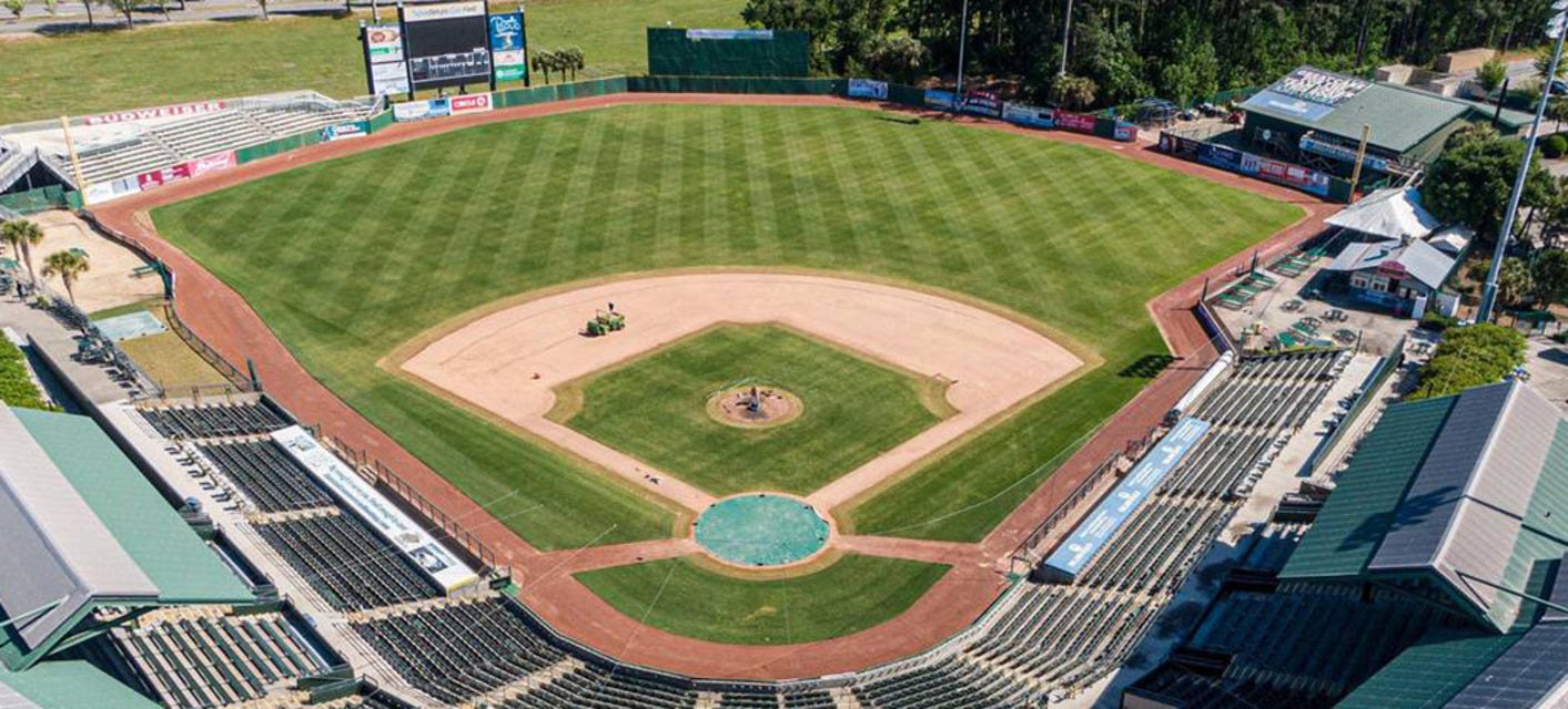 Myrtle Beach Pelicans will be playing Augusta GreenJackets at Pelicans Ballpark in Myrtle Beach