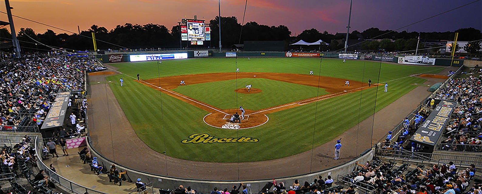 Montgomery Biscuits will be playing Biloxi Shuckers at DABOS Park in Montgomery