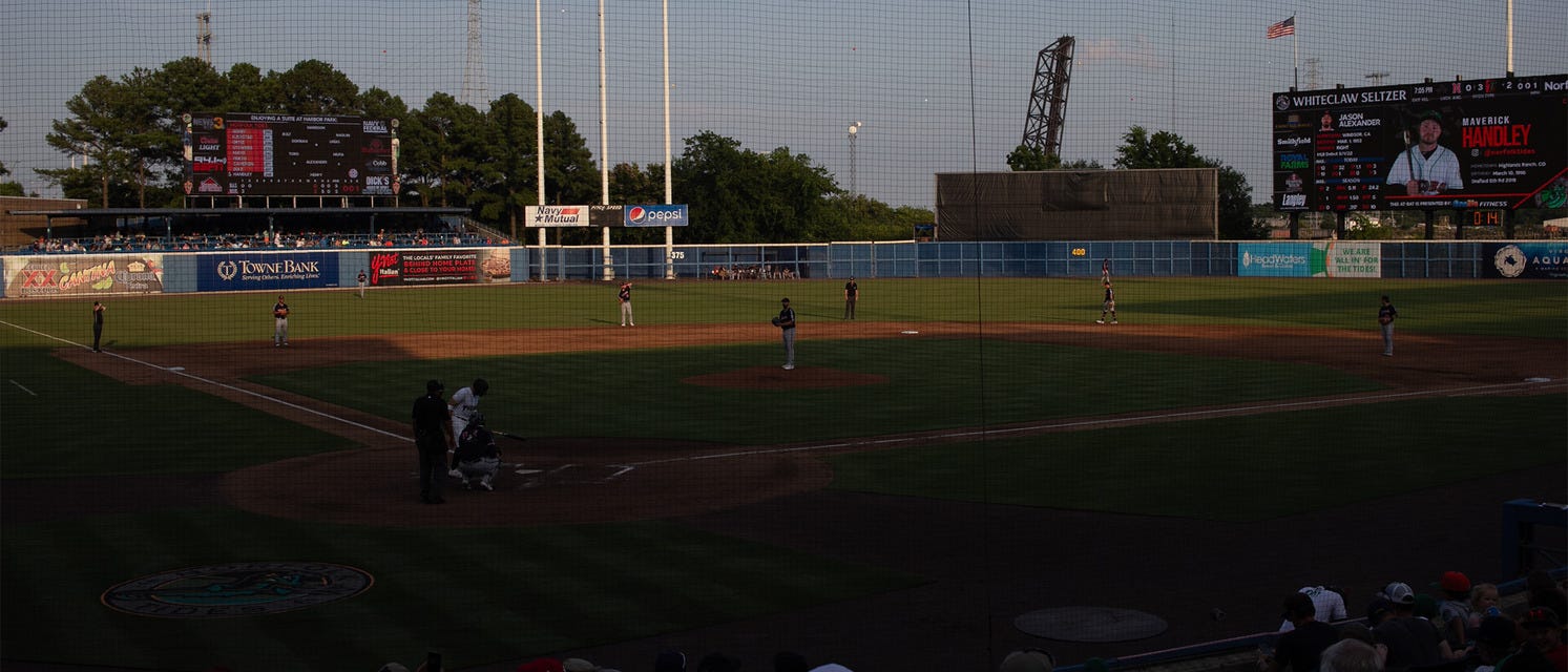 Norfolk Tides will be playing Durham Bulls at Harbor Park in Norfolk