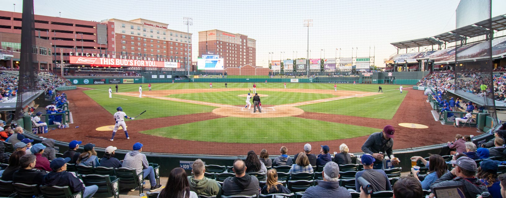 Oklahoma City Comets will be playing Tacoma Rainiers at Chickasaw Bricktown Ballpark in Oklahoma City
