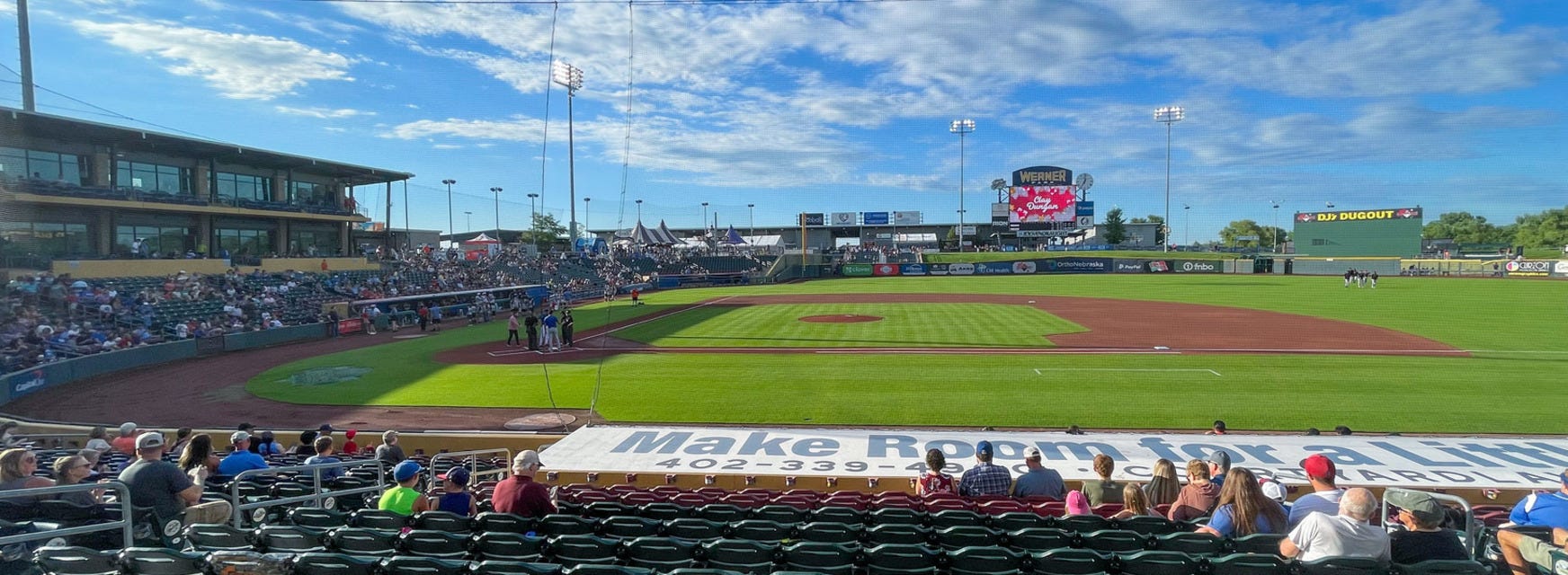 Omaha Storm Chasers will be playing St. Paul Saints at Werner Park in Papillion