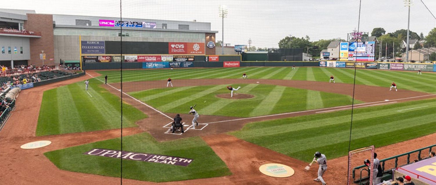Erie SeaWolves will be playing Akron Rubberducks at UPMC Park in Erie