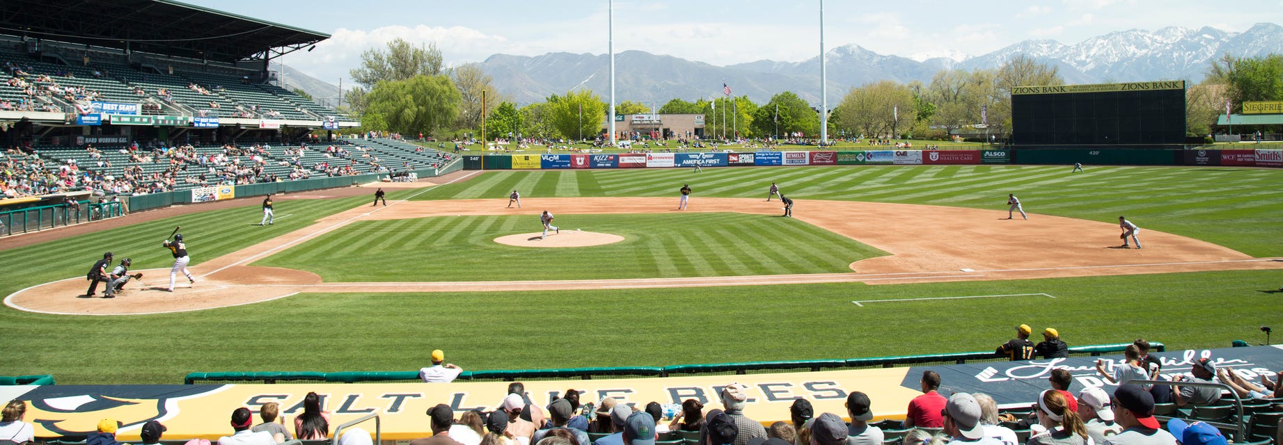 Salt Lake Bees will be playing Round Rock Express at The Ballpark at America First Square in South Jordan