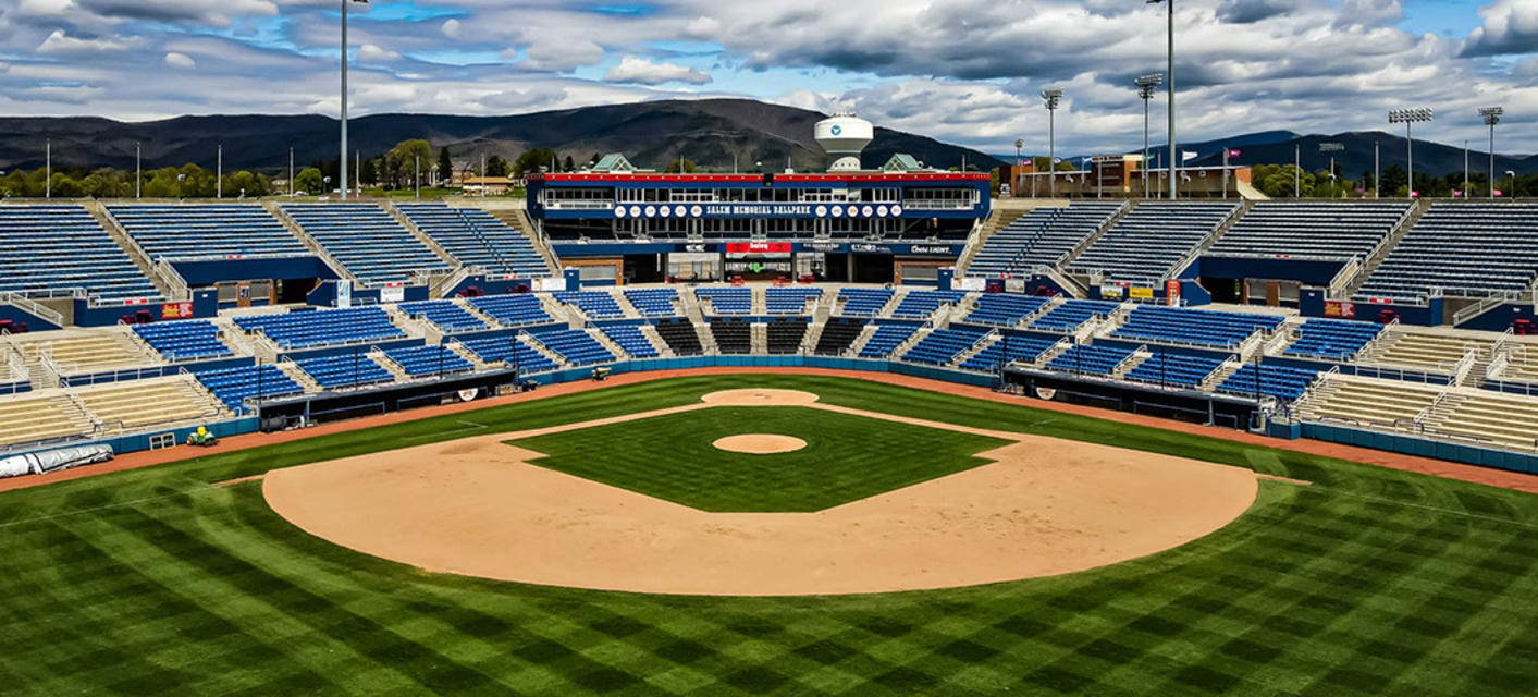 Salem RidgeYaks will be playing Delmarva Shorebirds at Carilion Clinic Field in Salem