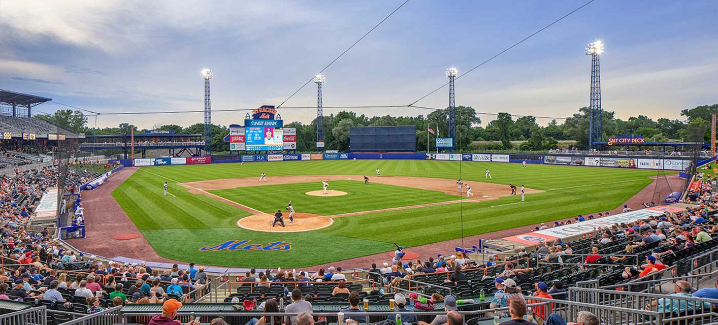 Syracuse Mets will be playing Scranton Wilkes-Barre RailRiders at NBT Bank Stadium in Syracuse