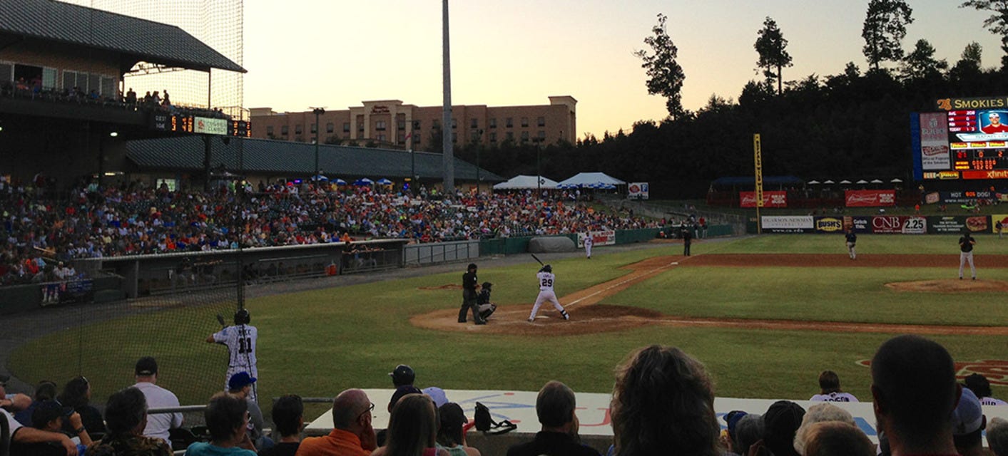 Knoxville Smokies will be playing Chattanooga Lookouts at Covenant Health Park in Knoxville