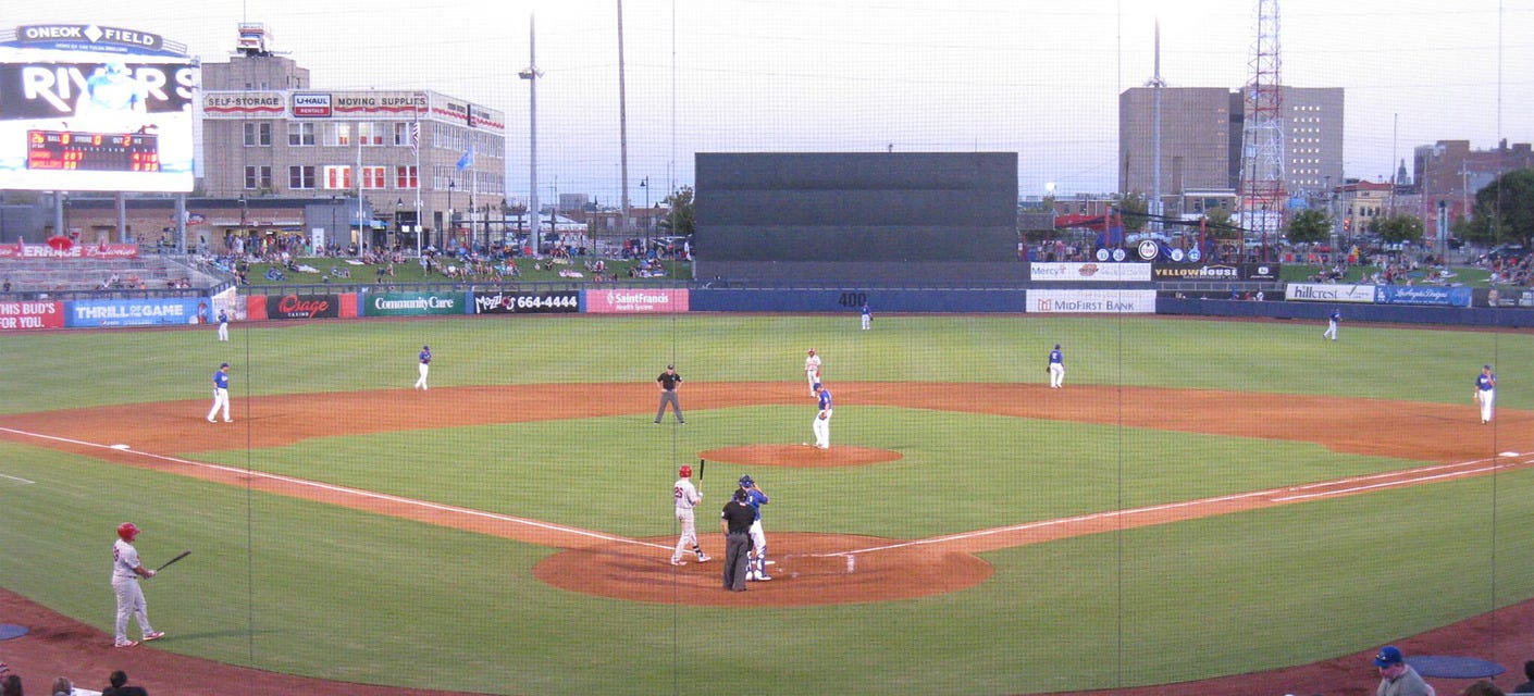 Tulsa Drillers will be playing Corpus Christi Hooks at ONEOK Field in Tulsa