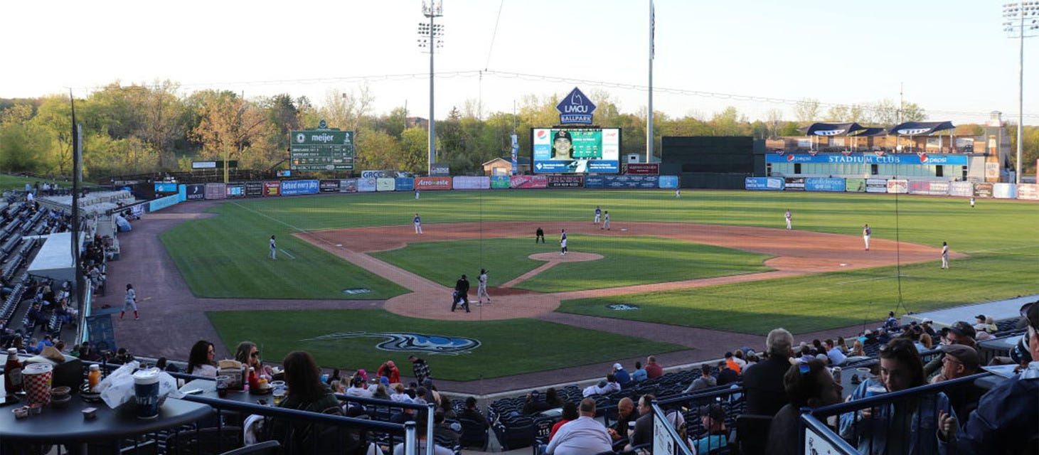 West Michigan Whitecaps will be playing Dayton Dragons at LMCU Ballpark in Comstock Park